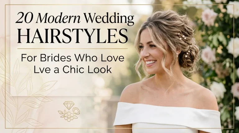 20 Modern Wedding Hairstyles for Brides Who Love a Chic Look