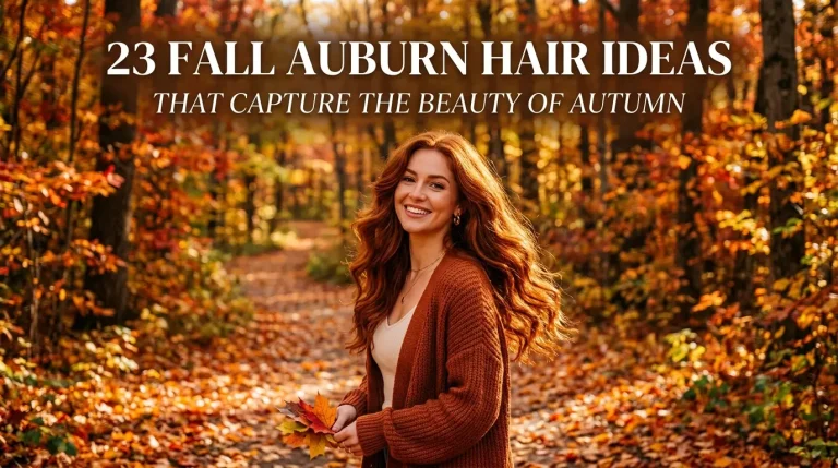 23 Fall Auburn Hair Ideas That Capture the Beauty of Autumn