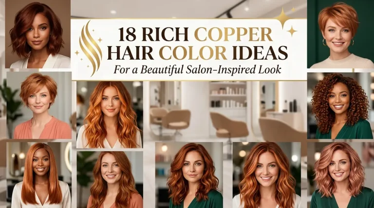 18 Rich Copper Hair Color Ideas for a Beautiful Salon-Inspired Look