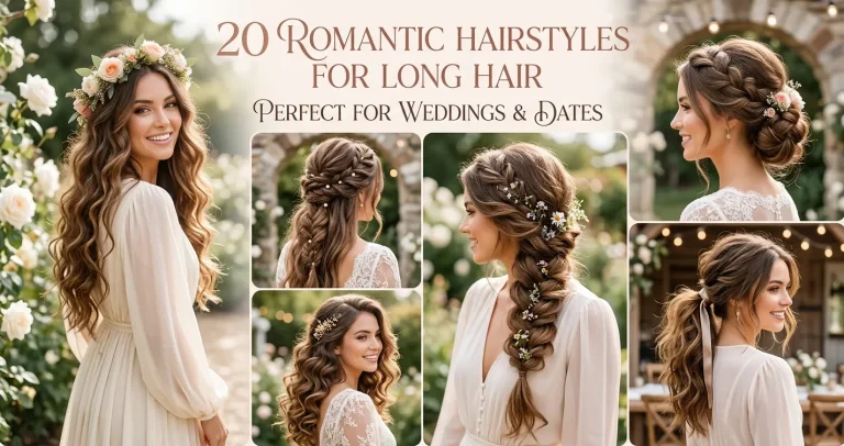 20 Romantic Hairstyles for Long Hair Perfect for Weddings and Dates