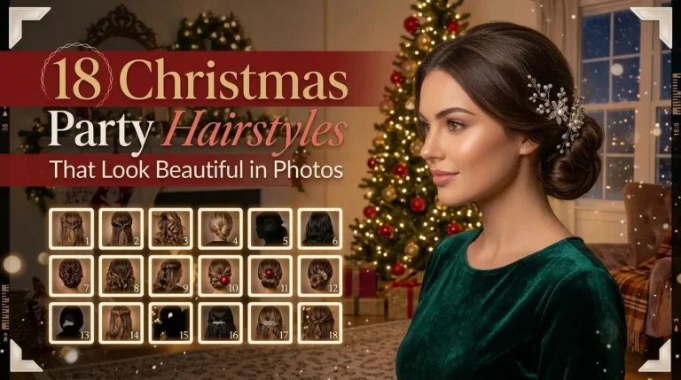 18 Christmas Party Hairstyles That Look Beautiful in Photos