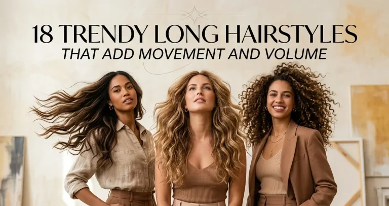 18 Trendy Long Hairstyles That Add Movement and Volume